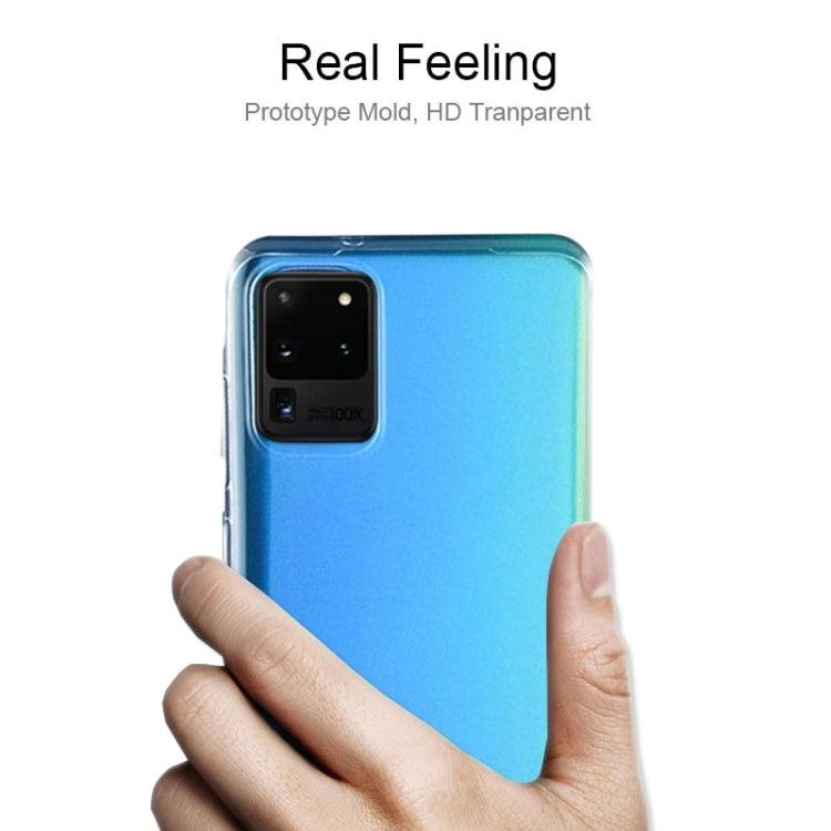 For Galaxy S20 Ultra 0.75mm Ultrathin Transparent TPU Soft Protective Case
