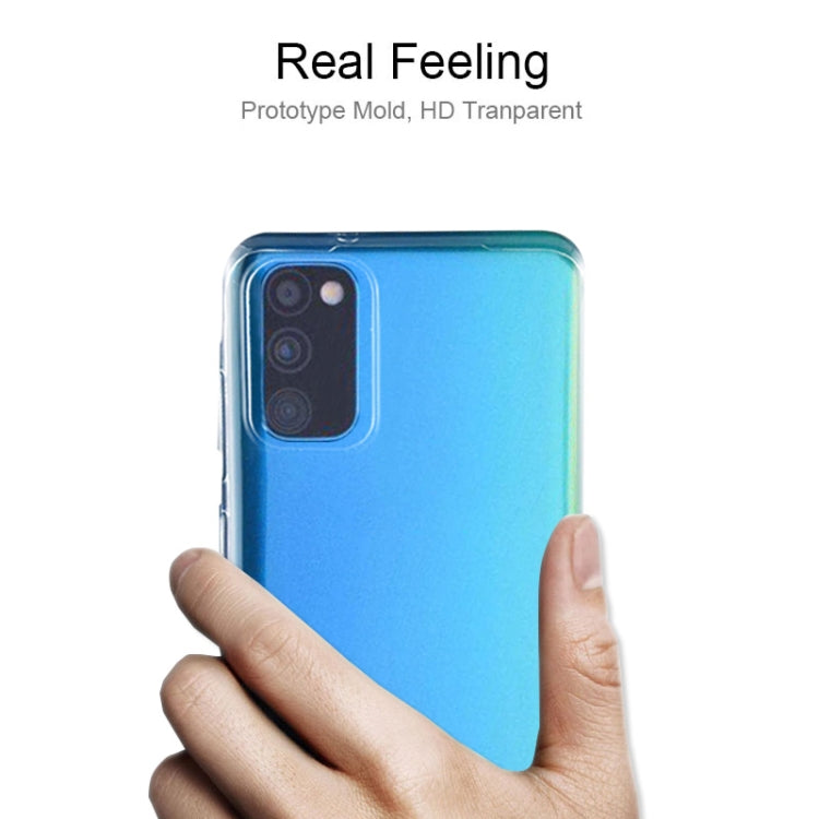 For Galaxy S20 0.75mm Ultrathin Transparent TPU Soft Protective Case