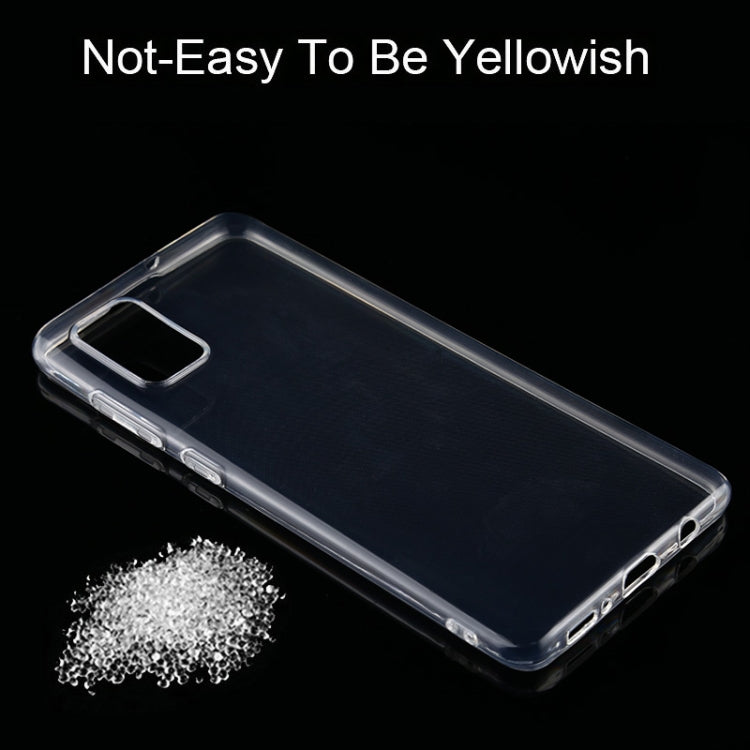 For Galaxy A71 0.75mm Ultrathin Transparent TPU Soft Protective Case