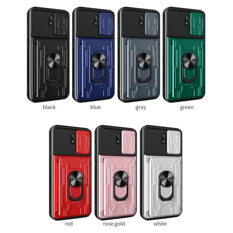 For Nokia C1 Sliding Camshield Card Phone Case