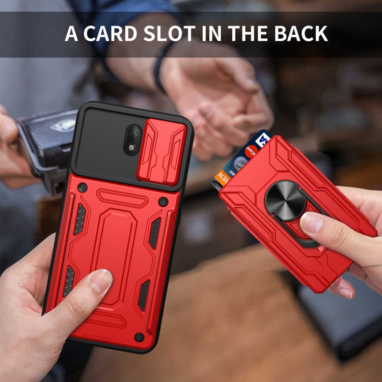 For Nokia C1 Sliding Camshield Card Phone Case