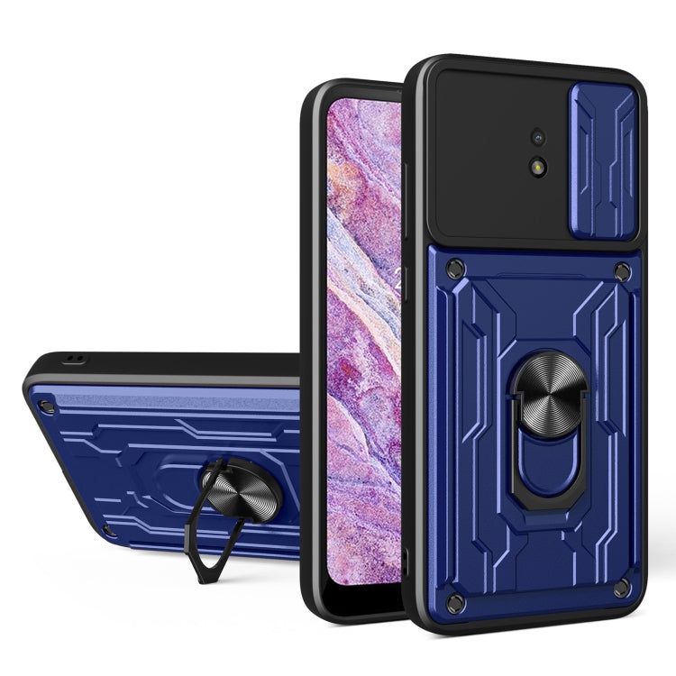 For Nokia C10 Sliding Camshield Card Phone Case