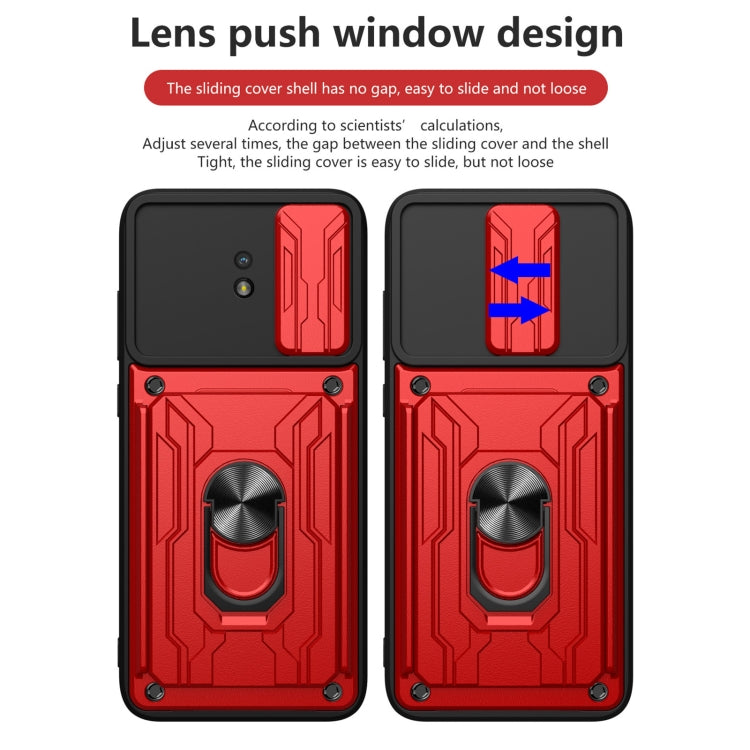 For Nokia C10 Sliding Camshield Card Phone Case