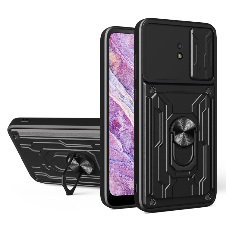 For Nokia C10 Sliding Camshield Card Phone Case