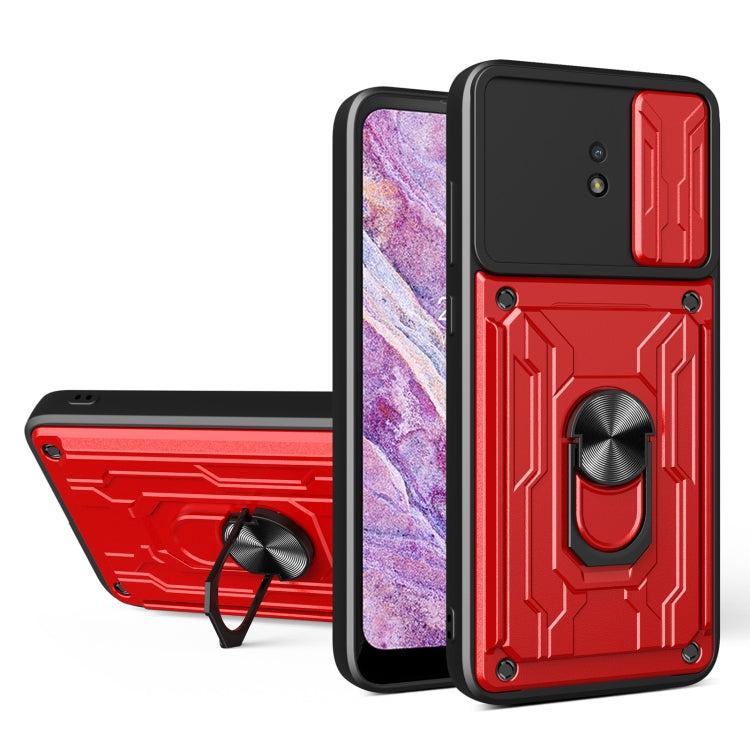 For Nokia C10 Sliding Camshield Card Phone Case