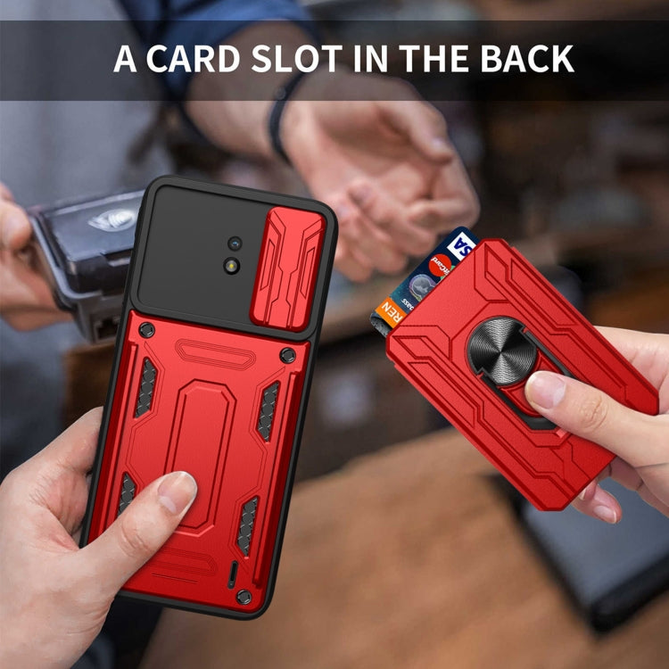 For Nokia C10 Sliding Camshield Card Phone Case