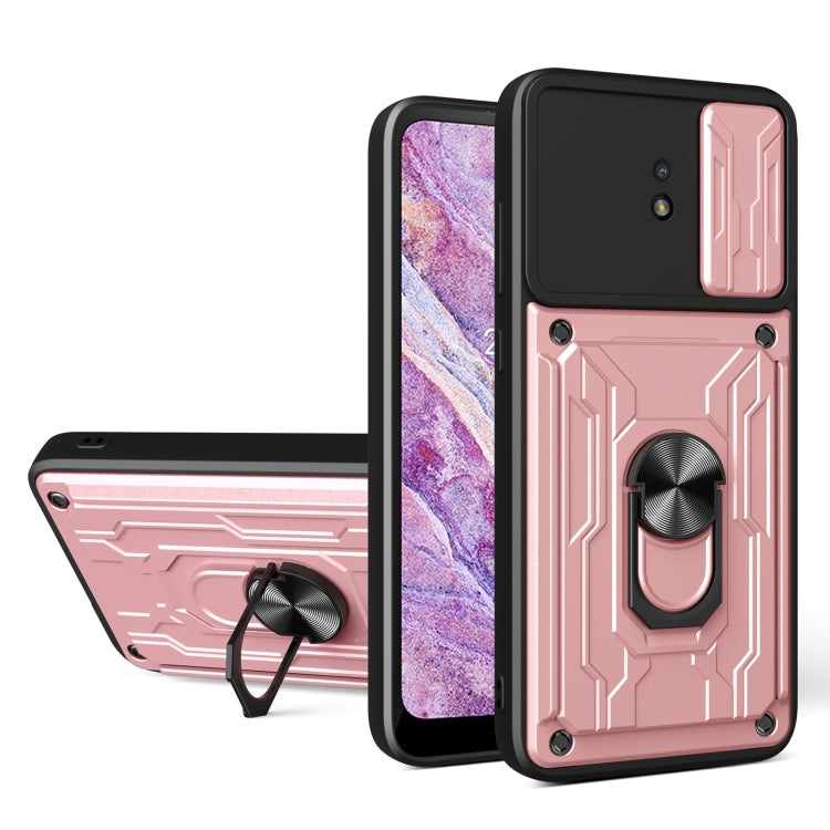 For Nokia C10 Sliding Camshield Card Phone Case