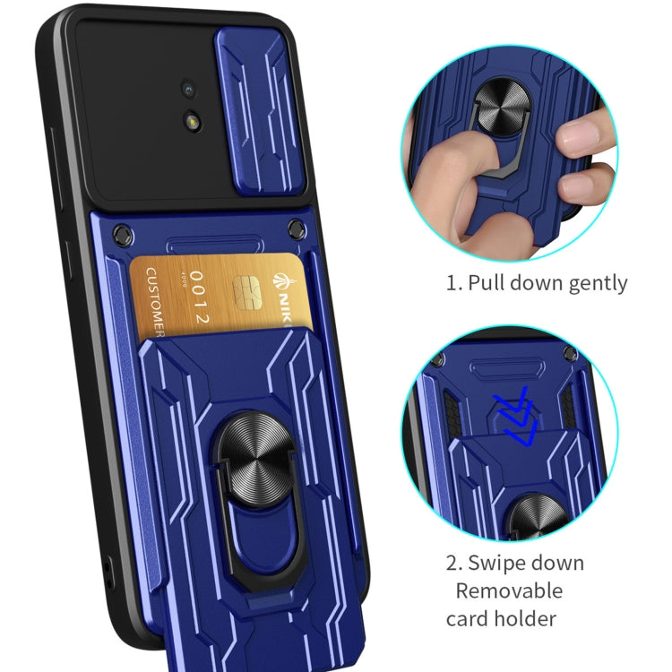 For Nokia C10 Sliding Camshield Card Phone Case