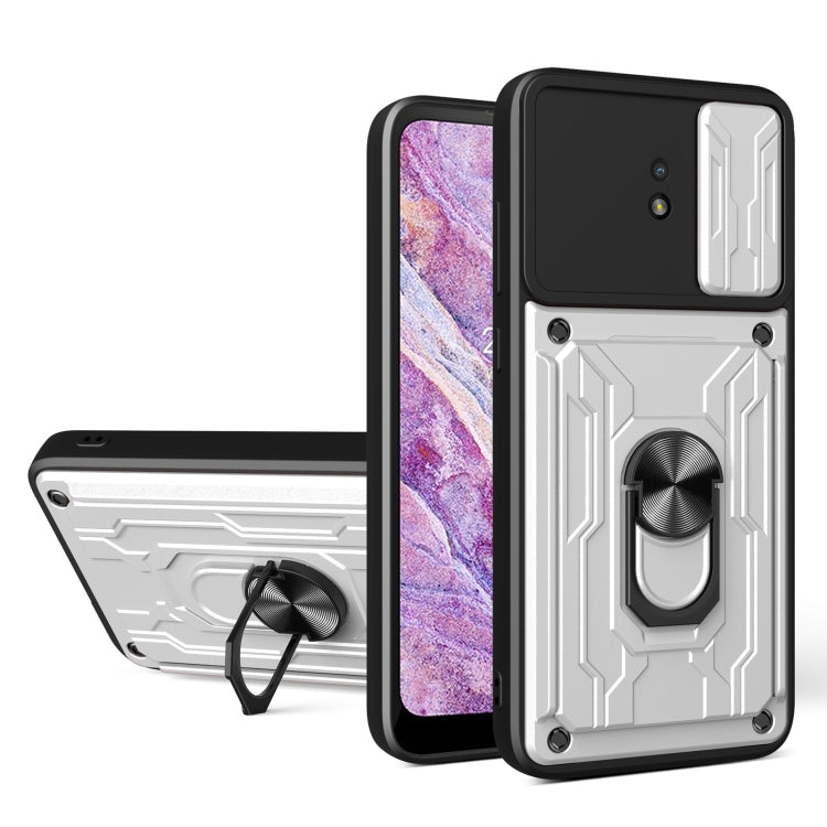For Nokia C10 Sliding Camshield Card Phone Case