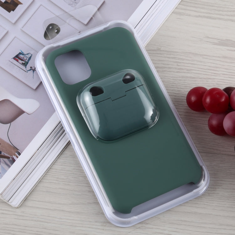 For iPhone 11 Pro For iPhone 11 Silicone Shockproof Protective Case with Apple AirPods Pro Case