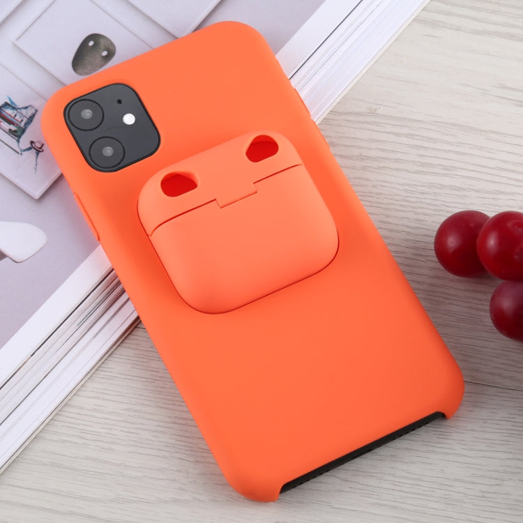 For iPhone 11 Pro For iPhone 11 Silicone Shockproof Protective Case with Apple AirPods Pro Case