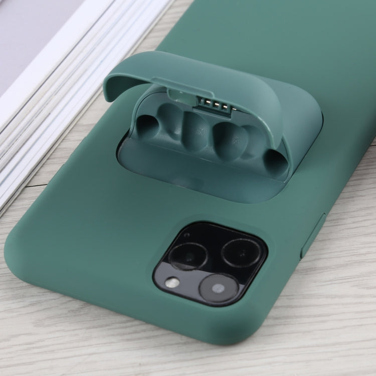 For iPhone 11 Pro Silicone Shockproof Protective Case with Apple AirPods Pro Case