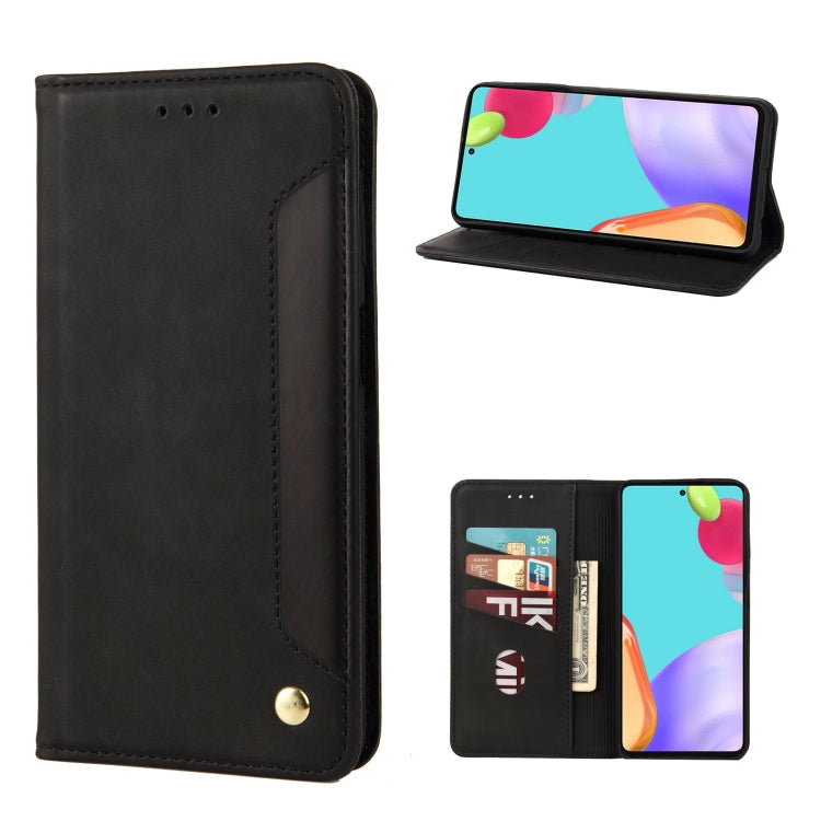 For Samsung Galaxy A23 5G Skin Feel Splicing Leather Phone Case