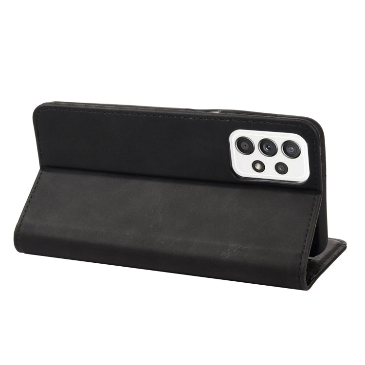 For Samsung Galaxy A23 5G Skin Feel Splicing Leather Phone Case