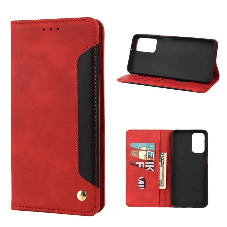 For Samsung Galaxy A23 5G Skin Feel Splicing Leather Phone Case