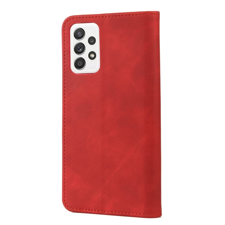 For Samsung Galaxy A23 5G Skin Feel Splicing Leather Phone Case