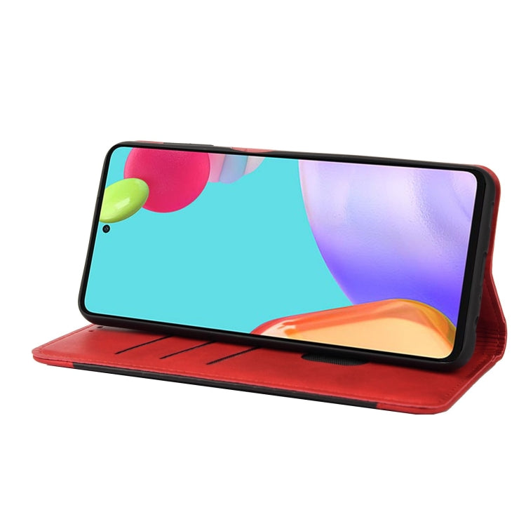 For Samsung Galaxy A23 5G Skin Feel Splicing Leather Phone Case