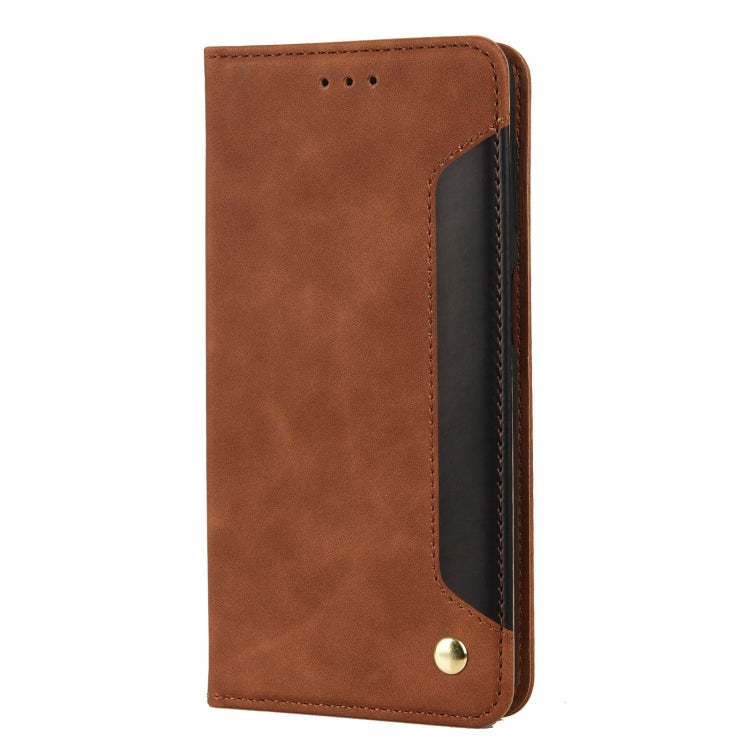 For Samsung Galaxy A23 5G Skin Feel Splicing Leather Phone Case