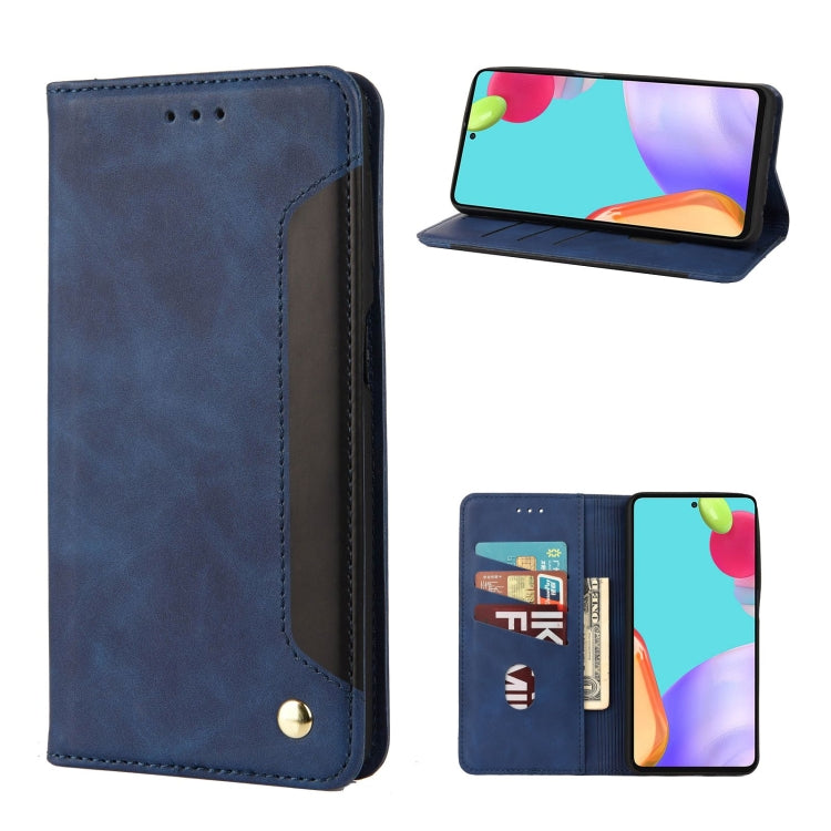 For Samsung Galaxy A23 5G Skin Feel Splicing Leather Phone Case