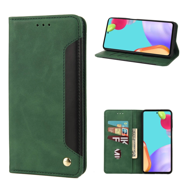 For Samsung Galaxy A23 5G Skin Feel Splicing Leather Phone Case