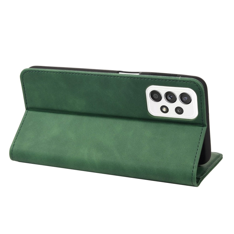 For Samsung Galaxy A23 5G Skin Feel Splicing Leather Phone Case