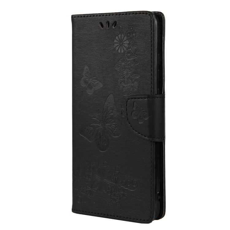 For Samsung Galaxy A23 5G Butterfly Embossed Horizontal Flip Leather Phone Case with Card Slot & Holder