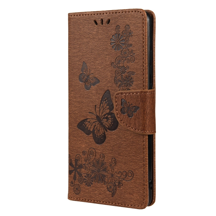 For Samsung Galaxy A23 5G Butterfly Embossed Horizontal Flip Leather Phone Case with Card Slot & Holder