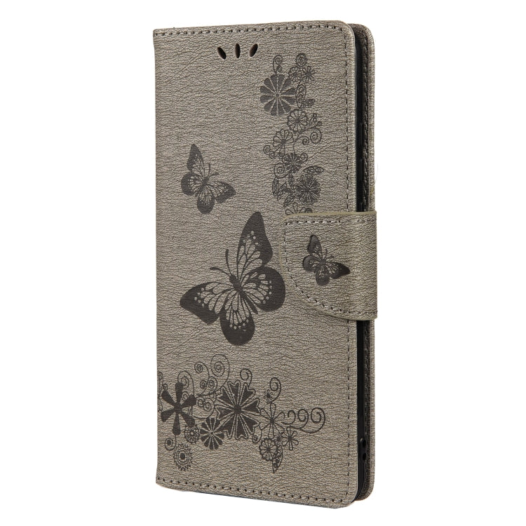 For Samsung Galaxy A23 5G Butterfly Embossed Horizontal Flip Leather Phone Case with Card Slot & Holder