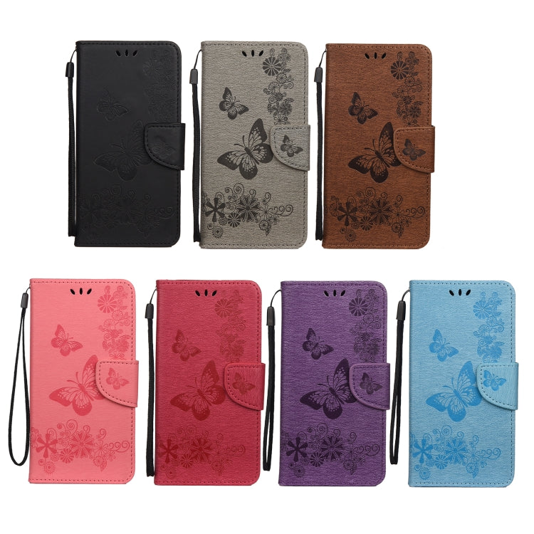 For Samsung Galaxy A23 5G Butterfly Embossed Horizontal Flip Leather Phone Case with Card Slot & Holder