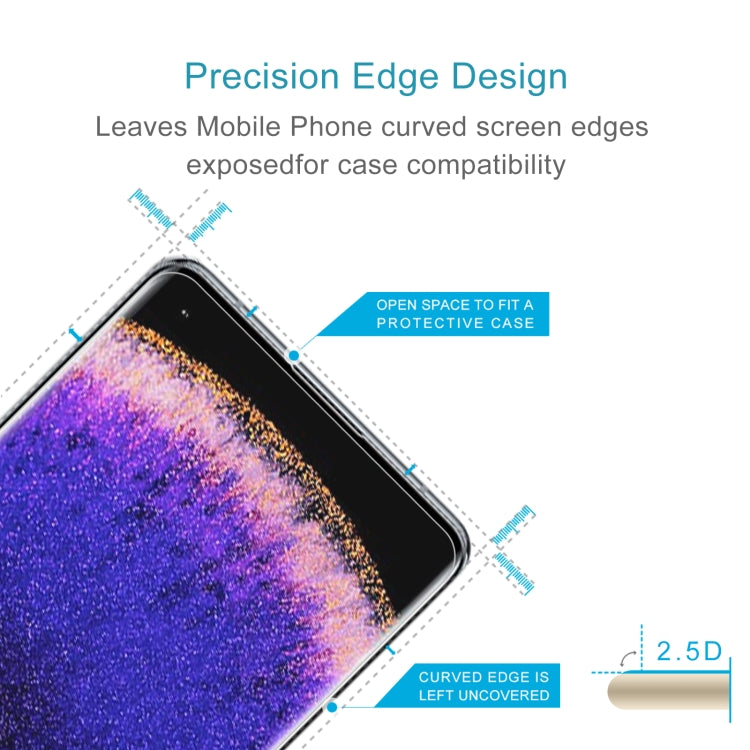 10 PCS 0.26mm 9H 2.5D Tempered Glass Film For OPPO Find X5