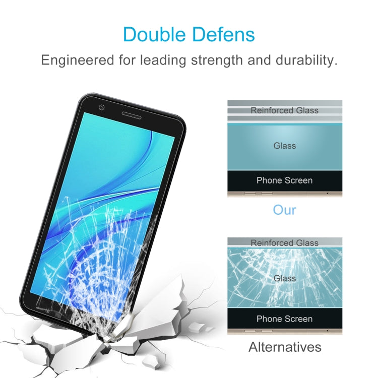 10 PCS 0.26mm 9H 2.5D Tempered Glass Film For Itel A27