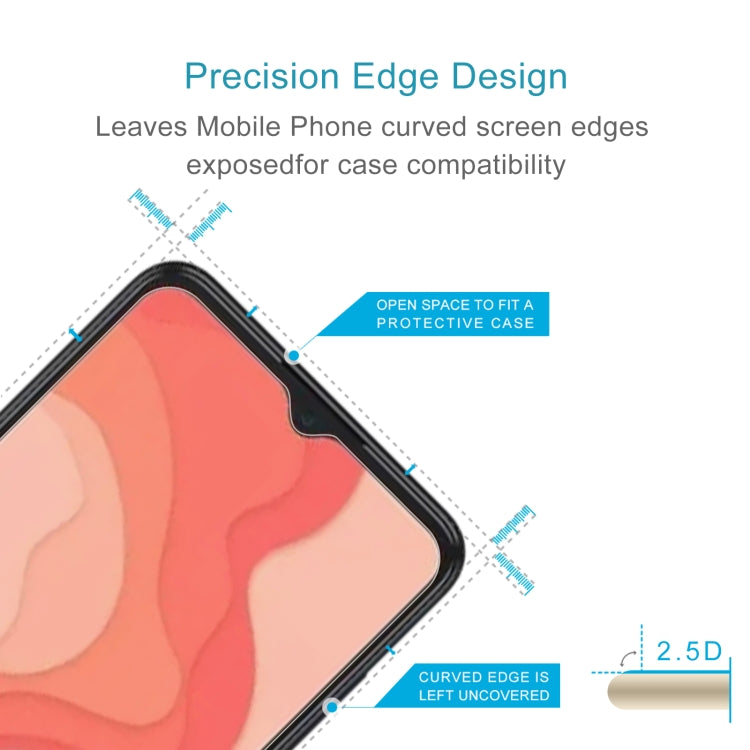 10 PCS 0.26mm 9H 2.5D Tempered Glass Film For Sharp Aquos V6 Plus