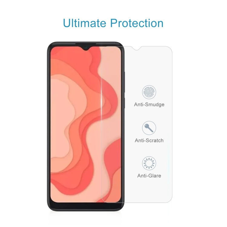 10 PCS 0.26mm 9H 2.5D Tempered Glass Film For Sharp Aquos V6 Plus