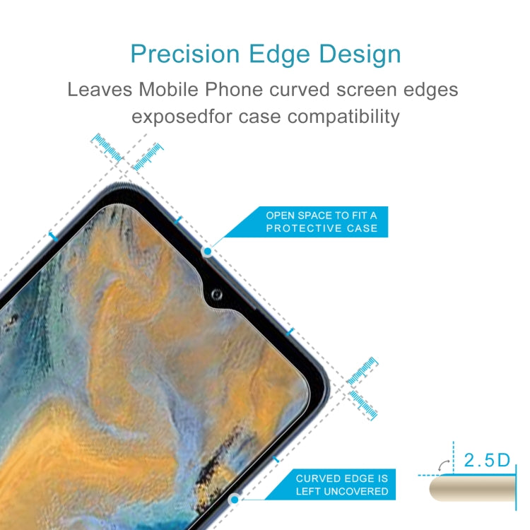 10 PCS 0.26mm 9H 2.5D Tempered Glass Film For ZTE Blade A51s