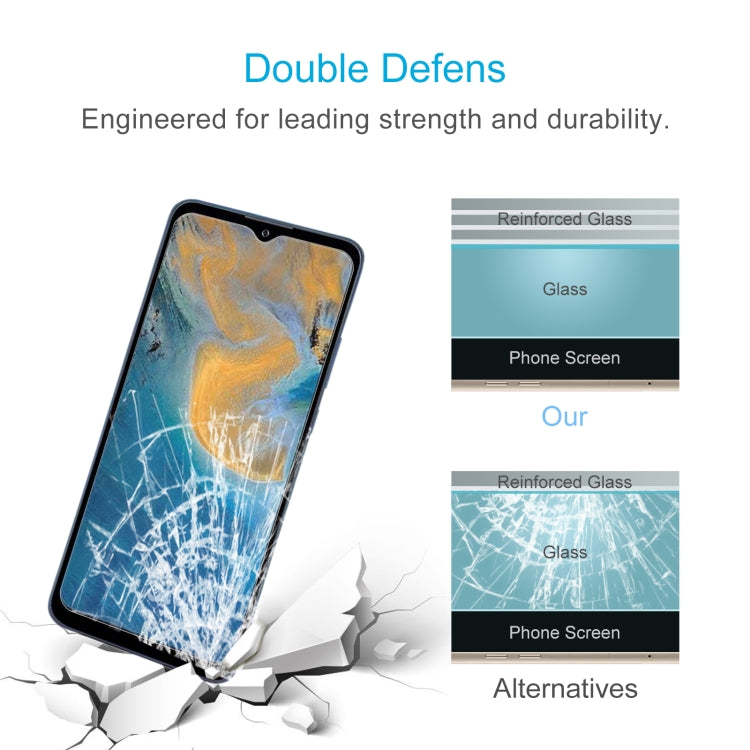 10 PCS 0.26mm 9H 2.5D Tempered Glass Film For ZTE Blade A51s