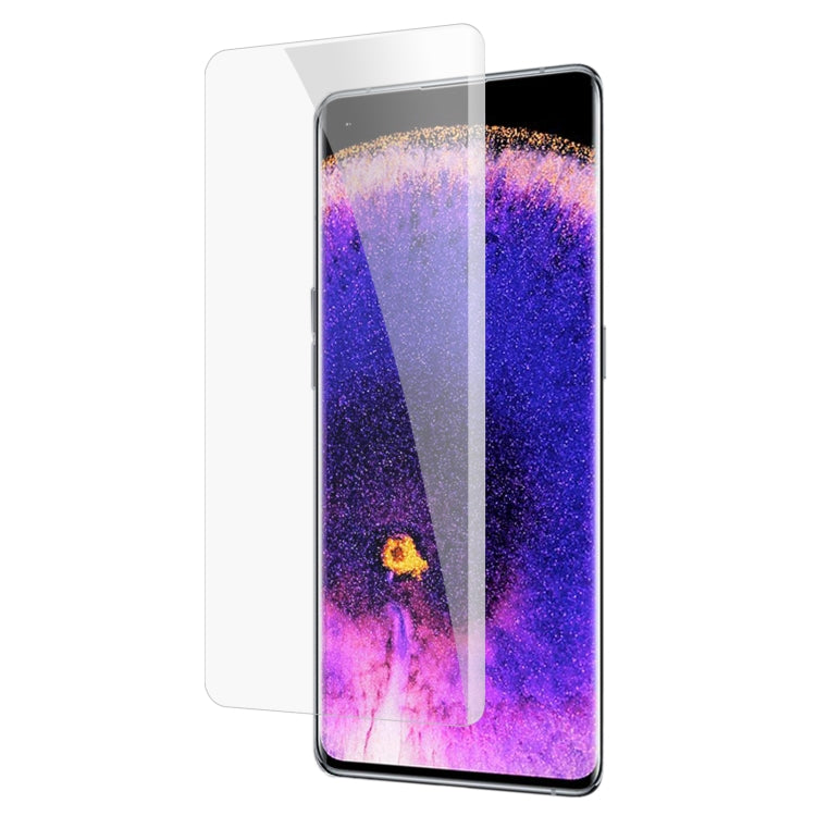 UV Liquid Curved Full Glue Tempered Glass Film For OPPO Find X5