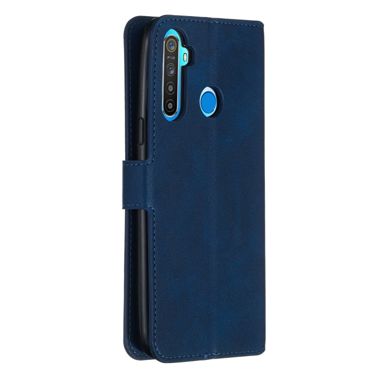 For OPPO Realme 5 Classic Calf Texture Horizontal Flip PU Leather Case, with Holder & Card Slots & Wallet