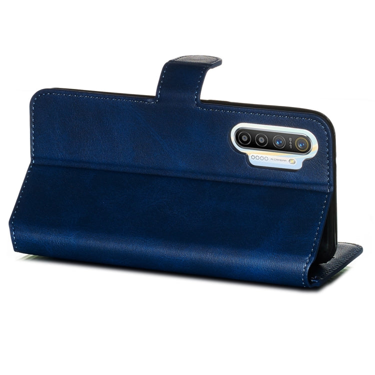 For OPPO Realme XT / Realme X2 Classic Calf Texture Horizontal Flip PU Leather Case, with Holder & Card Slots & Wallet