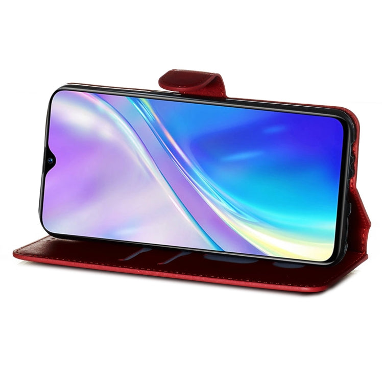 For OPPO Realme XT / Realme X2 Classic Calf Texture Horizontal Flip PU Leather Case, with Holder & Card Slots & Wallet