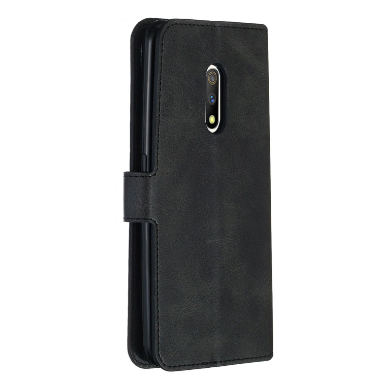 For OPPO K3 / Realme X Classic Calf Texture Horizontal Flip PU Leather Case, with Holder & Card Slots & Wallet