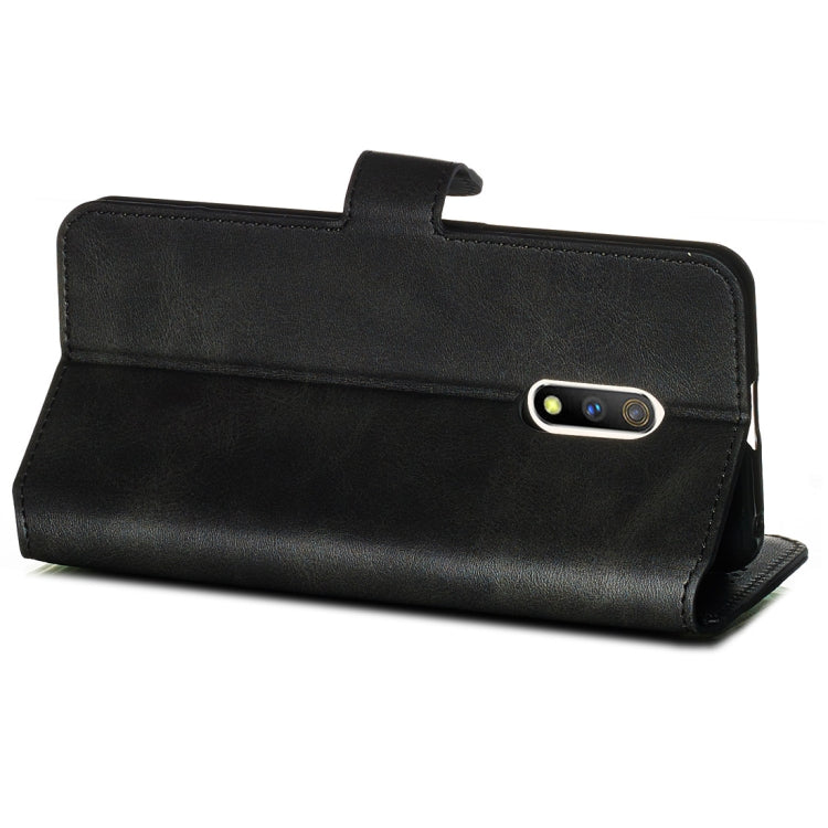 For OPPO K3 / Realme X Classic Calf Texture Horizontal Flip PU Leather Case, with Holder & Card Slots & Wallet