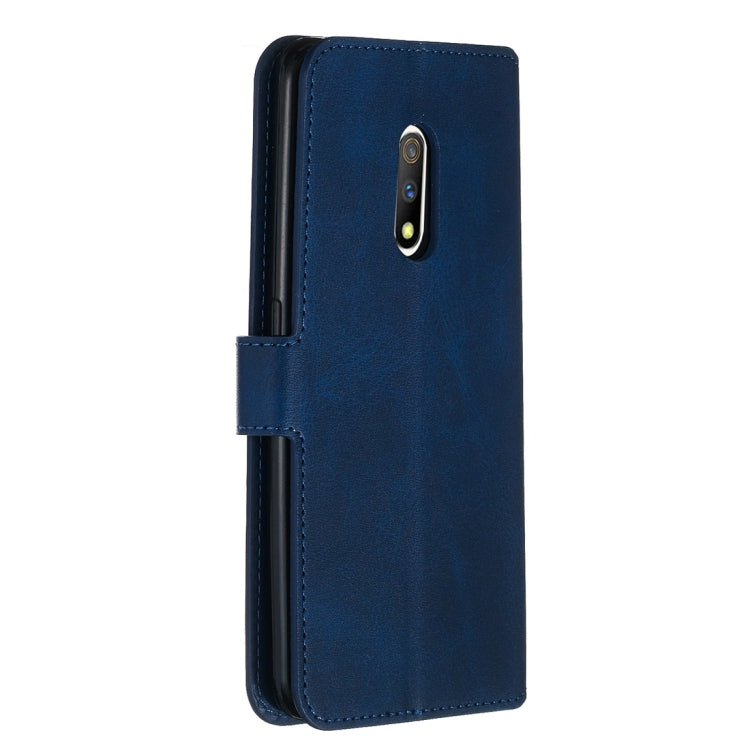 For OPPO K3 / Realme X Classic Calf Texture Horizontal Flip PU Leather Case, with Holder & Card Slots & Wallet