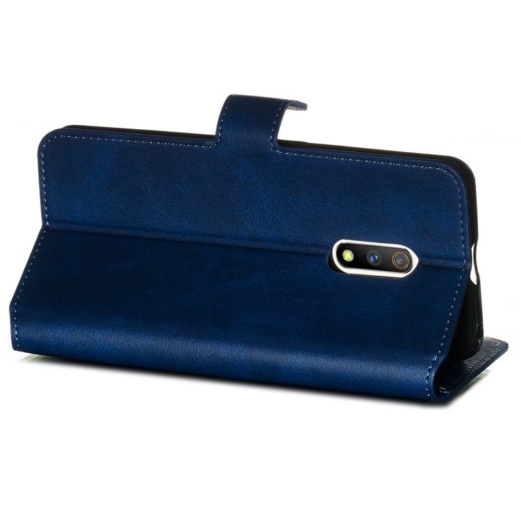 For OPPO K3 / Realme X Classic Calf Texture Horizontal Flip PU Leather Case, with Holder & Card Slots & Wallet