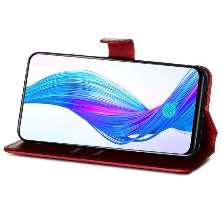 For OPPO K3 / Realme X Classic Calf Texture Horizontal Flip PU Leather Case, with Holder & Card Slots & Wallet