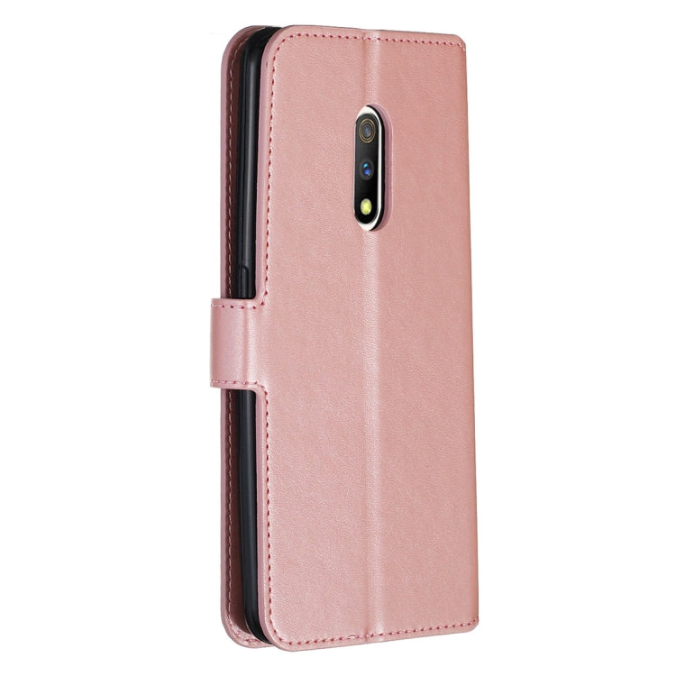 For OPPO K3 / Realme X Classic Calf Texture Horizontal Flip PU Leather Case, with Holder & Card Slots & Wallet