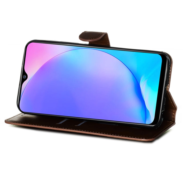 For Vivo U10 / Y15 / Y17 / Y3 Classic Calf Texture Horizontal Flip PU Leather Case, with Holder & Card Slots & Wallet