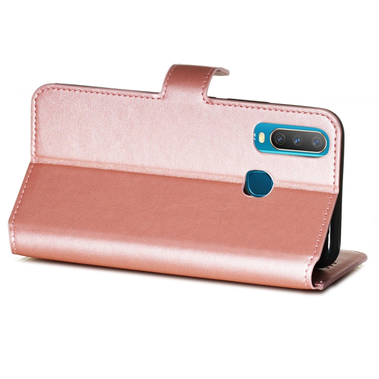 For Vivo U10 / Y15 / Y17 / Y3 Classic Calf Texture Horizontal Flip PU Leather Case, with Holder & Card Slots & Wallet