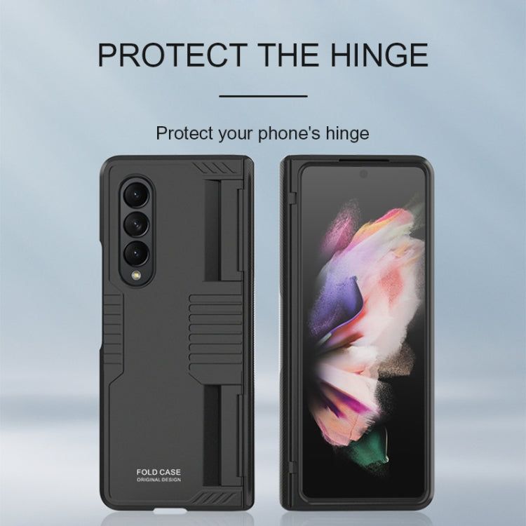 For Samsung Galaxy Z Fold3 5G Armor Hinged Shockproof PC + TPU Folding Phone Case