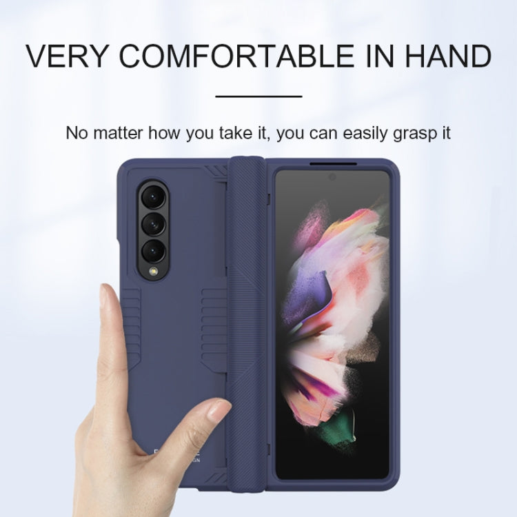 For Samsung Galaxy Z Fold3 5G Armor Hinged Shockproof PC + TPU Folding Phone Case