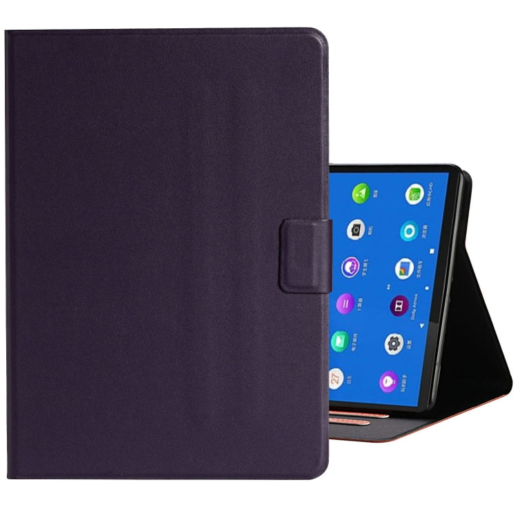 For Samsung Galaxy Tab A8 10.5 2021 Pure Color Leather Tablet Case